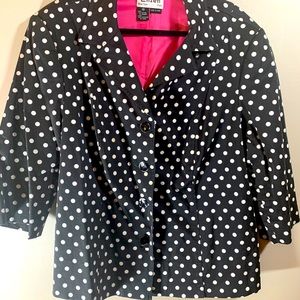 Polka Dot Black Jacket